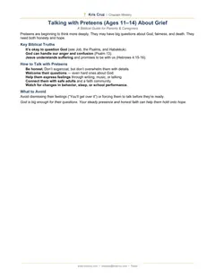 Talking with Preteens About Grief — same PDF file as download