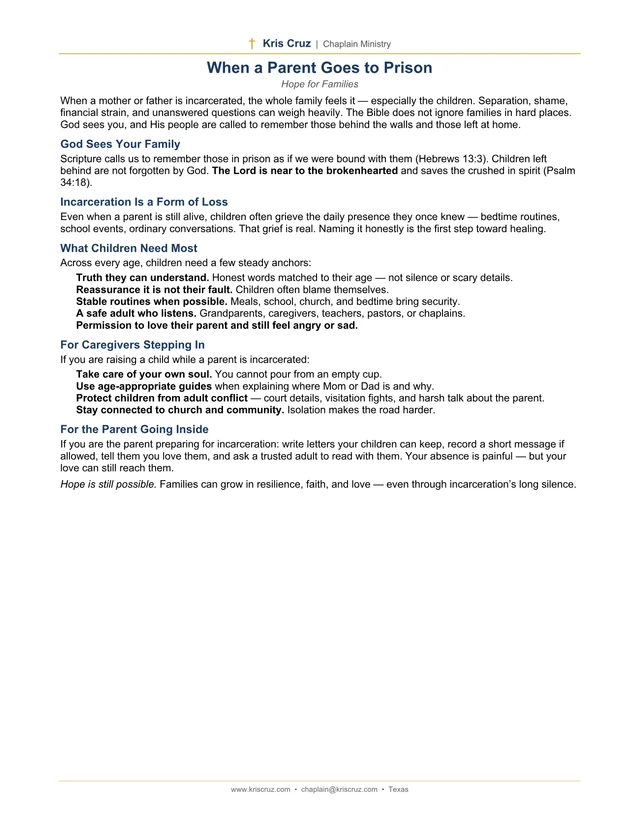 When a Parent Goes to Prison — same PDF file as download